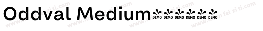 Oddval Medium字体转换